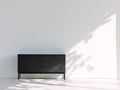 Mueble recibidor de madera y metal 150x40x78 cm - Negro - 2 puertas y 3 cajones - Diseño moderno para entrada y pasillo